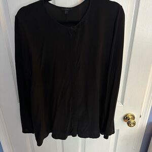 COS Women's Elegant Black Button Down Blouse
